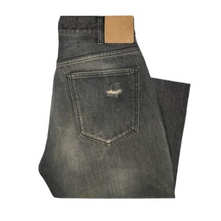 CELINE WESLEY JEANS IN BLACK PARADISO WASH DENIM