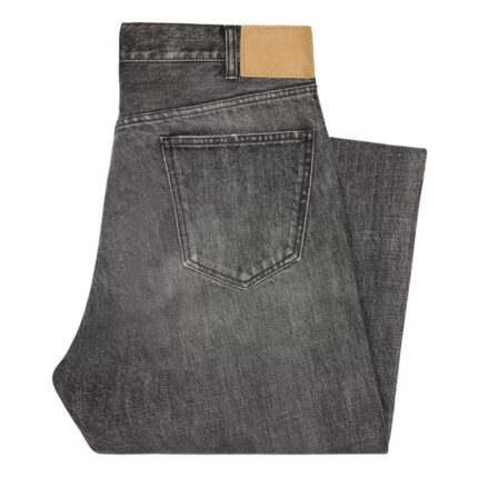 CELINE KURT JEANS IN MIROR INK WASH DENIM