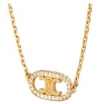 CELINE MAILLON TRIOMPHE BRACELET IN YELLOW GOLD AND DIAMONDS