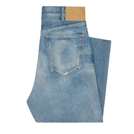 CELINE KURT JEANS IN MORNING LIGHT WASH DENIM
