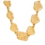 CŒUR CELINE BRACELET IN BRASS WITH GOLD FINISH