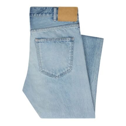 CELINE MARCO JEANS IN BLUE ECLIPSE WASH DENIM