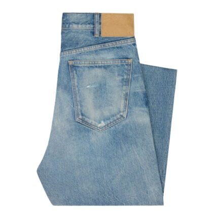 CELINE KURT JEANS IN MORNING LIGHT WASH DENIM