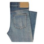 CELINE SKINNY JEANS IN TRAIL WASH DENIM