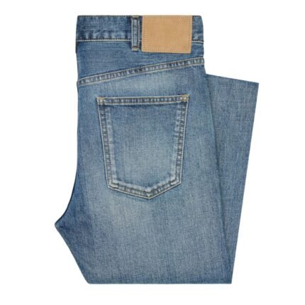 CELINE SKINNY JEANS IN VINTAGE UNION WASH DENIM