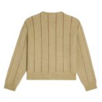 CELINE CARDIGAN JACKET IN BRUSHED MOHAIR LIGHT CAMEL