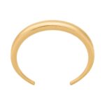CELINE FORMES ABSTRAITES CUFF IN BRASS WITH GOLD FINISH