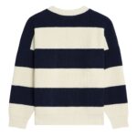 CELINE OVERSIZED SWEATER IN STRIPED COTTON