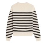 CELINE CREW NECK MARINIÈRE SWEATER IN COTTON