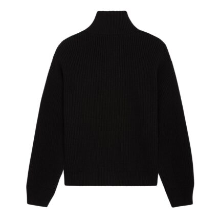 CELINE TRIOMPHE TRUCKER SWEATER IN RIBBED WOOL