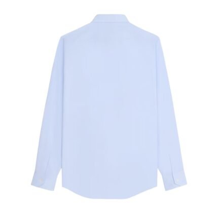 CELINE LOOSE SHIRT IN COTTON POPLIN CIEL