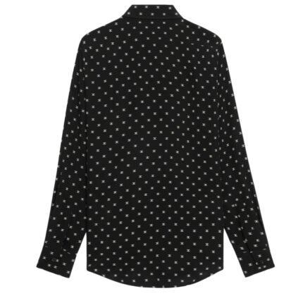 CELINE LOOSE SHIRT IN PRINTED VISCOSE