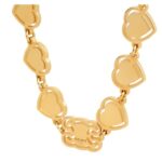 CELINE CŒUR BRACELET IN BRASS WITH GOLD FINISH