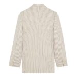 CELINE CAMDEN JACKET IN STRIPED WOOL GABARDINE