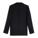 CELINE CLASSIC TUX JACKET IN GRAIN DE POUDRE