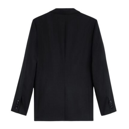 CELINE CLASSIC TUX JACKET IN GRAIN DE POUDRE