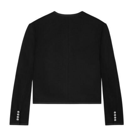 CELINE CHASSEUR JACKET IN CASHMERE FLANNEL