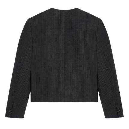 CELINE SHORT MODS JACKET IN WOOL GABARDINE