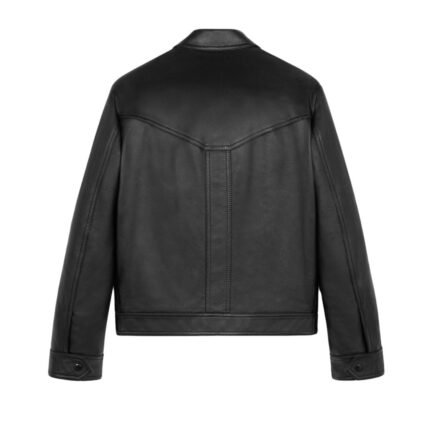 CELINE LOOSE BLOUSON JACKET IN SOFT LAMBSKIN