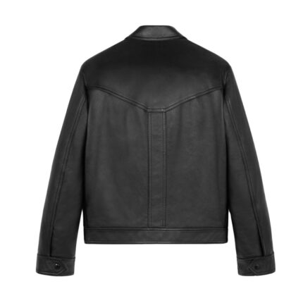 CELINE LOOSE BLOUSON JACKET IN SOFT LAMBSKIN