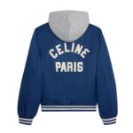 CELINE OVERSIZED HOODED TEDDY JACKET IN NYLON