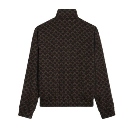 CELINE TRACKSUIT JACKET IN MONOGRAM JERSEY
