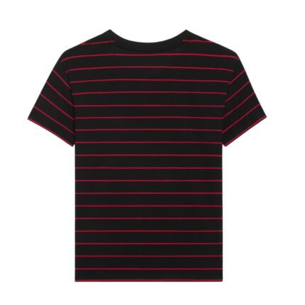 CELINE TRIOMPHE REGULAR T SHIRT IN STRIPED JERSEY