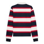 CELINE BLASON RUGBY POLO SHIRT IN STRIPED JERSEY