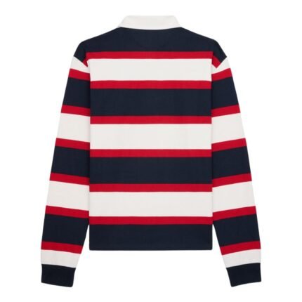 CELINE BLASON RUGBY POLO SHIRT IN STRIPED JERSEY