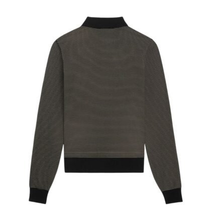 CELINE TRIOMPHE POLO SHIRT IN STRIPED JERSEY