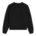 CELINE BLASON LOOSE SWEATSHIRT IN COTTON FLEECE BLACK