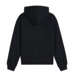 CELINE LOOSE HOODIE IN COTTON FLEECE BLACK