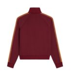 CELINE TRACKSUIT JACKET IN DOUBLE FACE JERSEY VINTAGE BURGUNDY