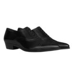 CELINE JUDE PERFORATED OXFORD IN POLISHED BULL BLACK