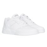 CELINE TRAINER CT 07 LOW LACE UP SNEAKER IN CALFSKIN OPTIC WHITE