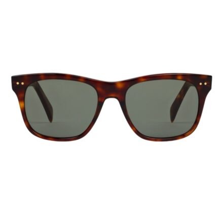 CELINE BLACK FRAME 59 SUNGLASSES IN ACETATE RED HAVANA