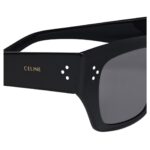 CELINE BLACK FRAME 55 SUNGLASSES IN ACETATE BLACK