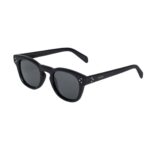 CELINE BLACK FRAME 42 SUNGLASSES IN ACETATE BLACK
