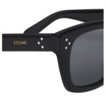 CELINE BLACK FRAME 41 SUNGLASSES IN ACETATE BLACK