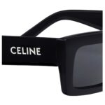 CELINE MONOCHROMS 02 SUNGLASSES IN ACETATE BLACK