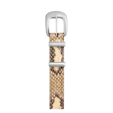 CELINE MEDIUM WESTERN BELT IN PYTHON PRINTED CALFSKIN