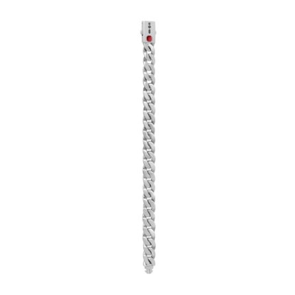 CELINE LES POINÇONS BRACELET IN STERLING SILVER AND GARNET