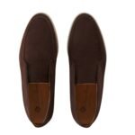 LORO PIANA OPEN WALK ANKLE BOOT CHOCOLATE