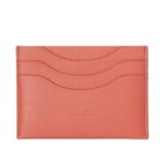 LORO PIANA EXTRA CARD HOLDER CORAL FICTION