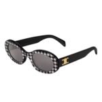 CELINE TRIOMPHE 01 SUNGLASSES IN ACETATE VICHY