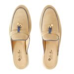 LORO PIANA CHARMS WALK BABOUCHE LOAFER HINOKI WOOD