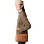 LORO PIANA EXTRA BAG L27 COGNAC