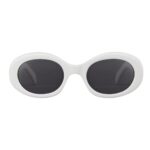 CELINE TRIOMPHE 01 SUNGLASSES IN ACETATE MILKY HAZELNUT