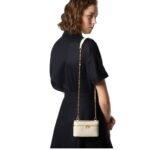LORO PIANA EXTRA POCKET MINI POUCH LIGHT TRAVERTINE