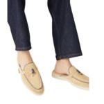 LORO PIANA CHARMS WALK BABOUCHE LOAFER HINOKI WOOD